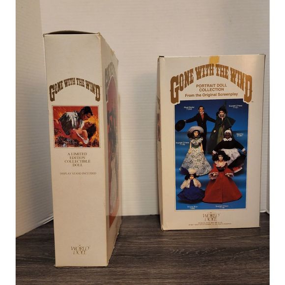 Gone With The Wind Scarlett O'Hara Red Gown & Green Gown- World Doll Lim… - Picture 5 of 6